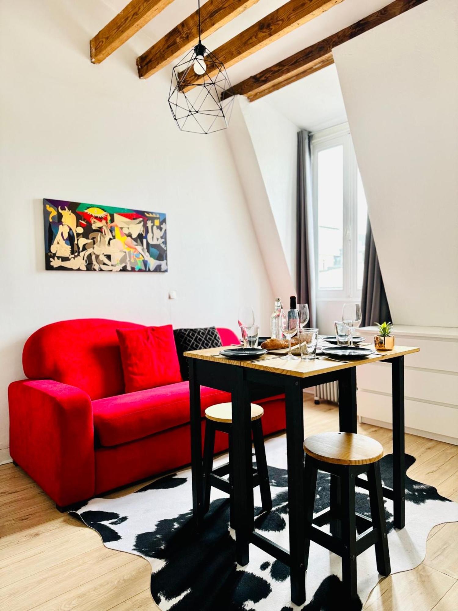 Apartment Direct Views Of Eiffel Tower & Sacre-Coeur From Mezzanine - 10 Mins To Paris Center Exterior photo